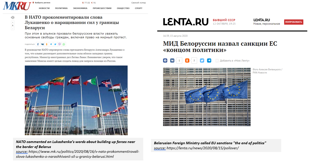 RU NATO BY Headlines